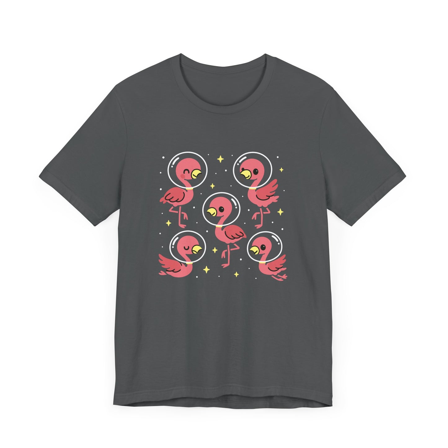 Flamingos In Space T-Shirt