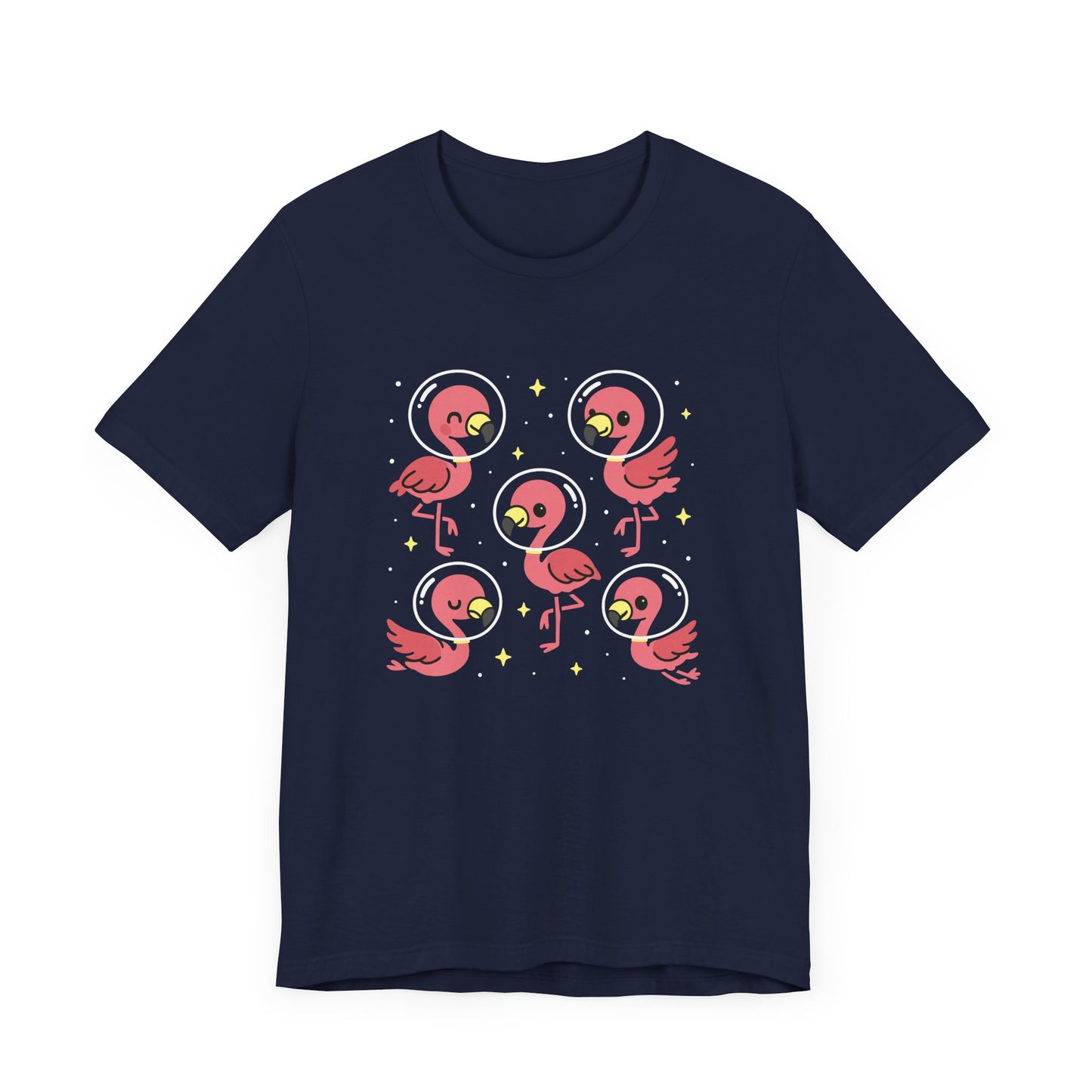 Flamingos In Space T-Shirt