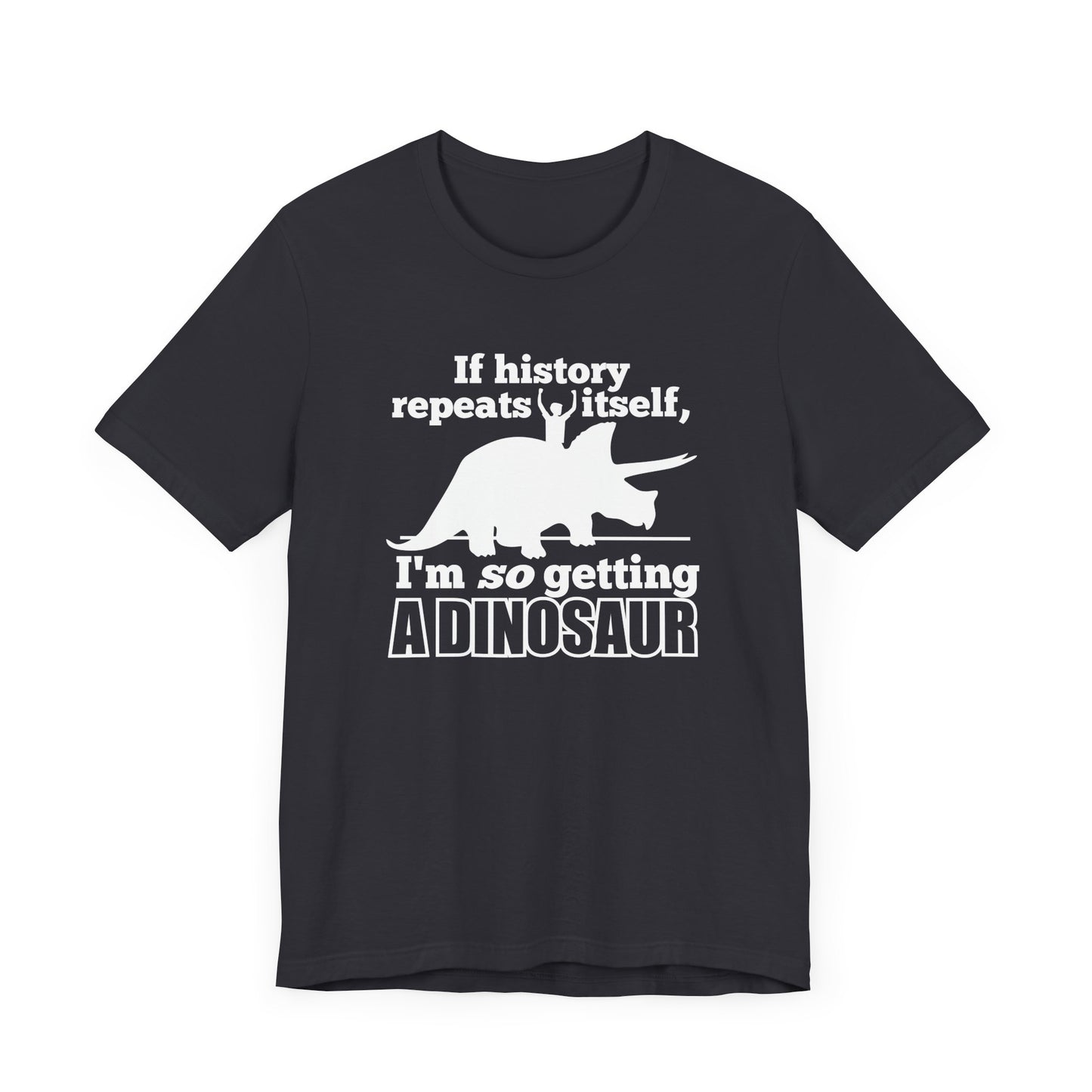 Getting A Dinosaur T-Shirt