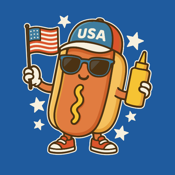 USA Hotdog T-Shirt
