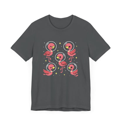 Flamingos In Space T-Shirt