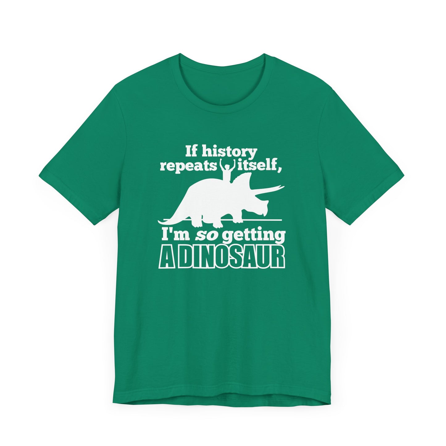 Getting A Dinosaur T-Shirt