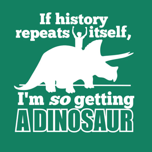 Getting A Dinosaur T-Shirt