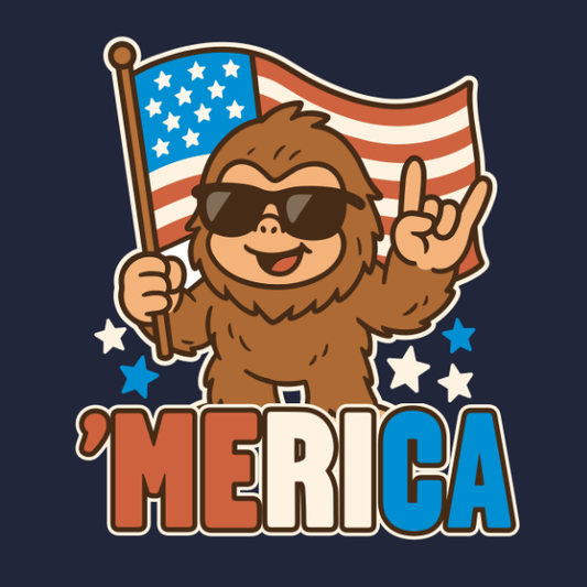 Bigfoot Merica T-Shirt