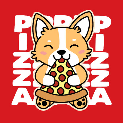 Corgi Pizza T-Shirt