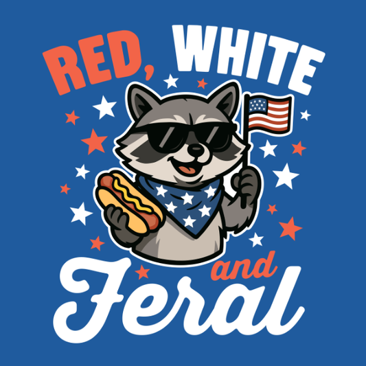 Red White & Feral T-Shirt