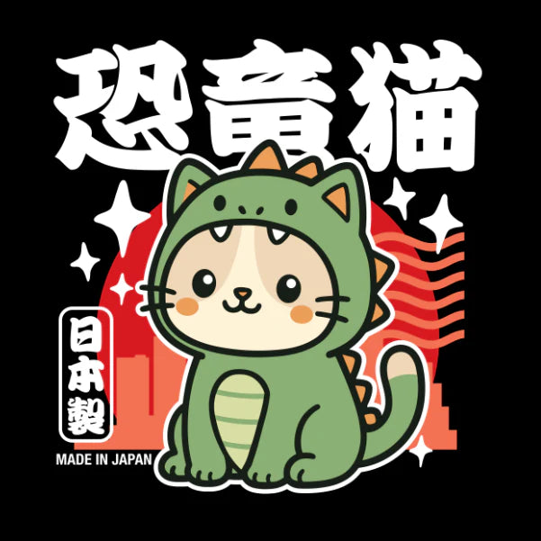 Dinosaur Cat T-Shirt