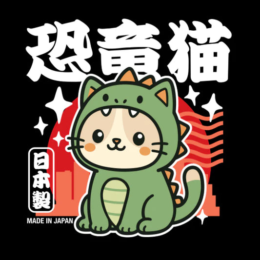 Dinosaur Cat T-Shirt